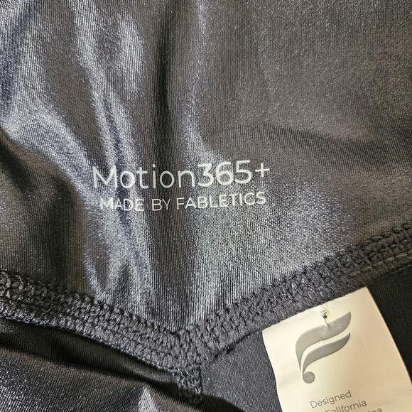 Fabletics Anywhere Motion365+ Black Dhine High-Waisted Leggings - Picture 11 of 12